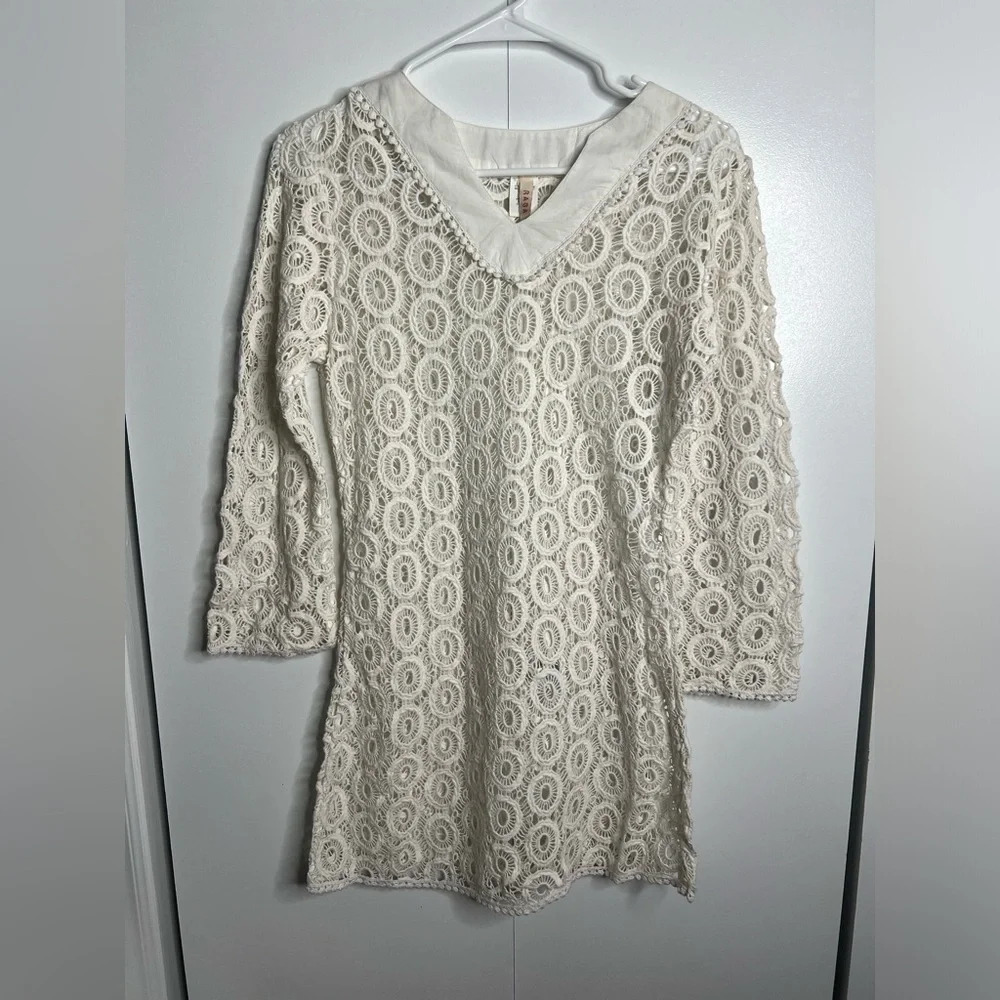 Anthropologie Raga - 100% cotton Crochet Dress - NWOT Small